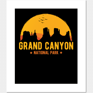 Grand Canyon National Park Arizona Sunset Posters and Art